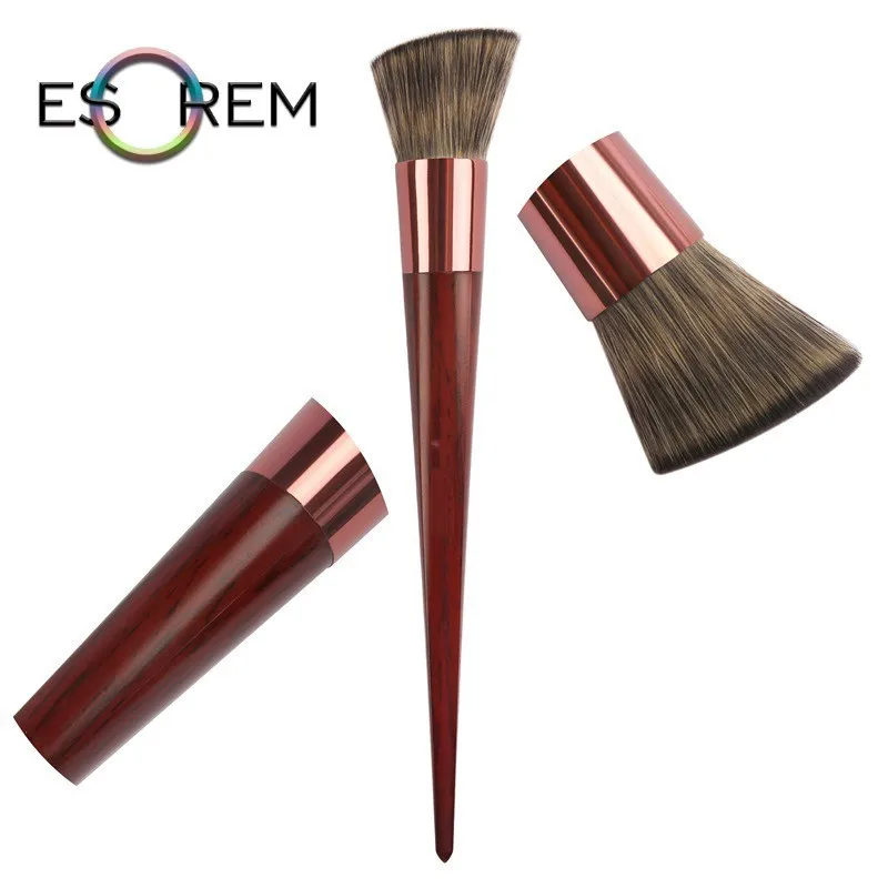 

ESOREM 1pcs Foundation Brushes Makeup Tool Cosmetic Brush For Face Blush Cream Wood Handle Brochas De Maquillaje De Alta Calidad