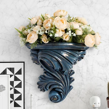 

Nordic Decoration Home White Wall Vase Flower Wall Stand Vintage Decor Accessories Hanging Flower Vase For Wedding Decoration