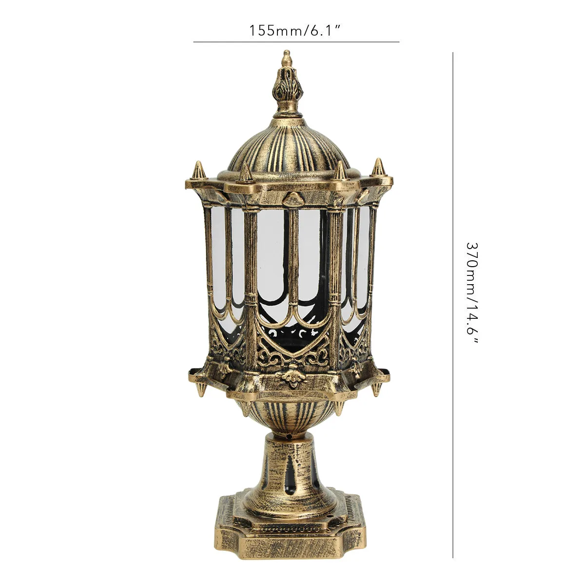 Garden Outdoor Wall Light Porch Lamp Post Lantern Pillar Lamp Walkway Lighting Balcony Aisle Lights Yard Patio Decoration