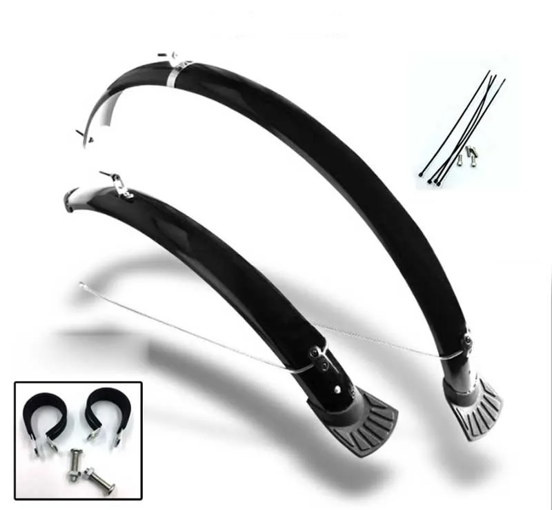 Guardabarros de plástico para bicicleta, 26 27,5, 700C, para bicicleta de montaña, guardabarros delanteros y traseros|Guardabarros| - AliExpress