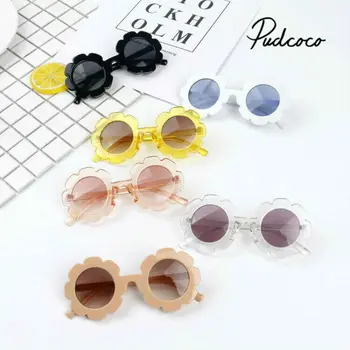 

pudcoco Toddler 2019 Summer Kids Baby Girls Beach Sunglasses Child Baby Sun Outdoor Wear Sunflower Glasses Kids Gift Drop Ship