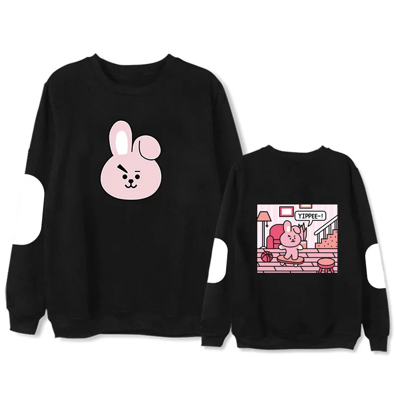 

Kpop Bangtan Boys Sweatshirt Oversize Hoddies O Neck 2019 Print Hoddies Plus Size 4xl