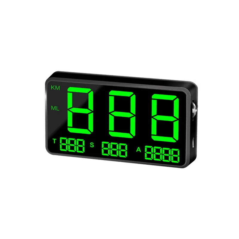 

Car GPS Speedometer Big Fonts LED Display KM/H MPH Speed Alarm Altitude Digital Total Driving Time New Car Electronics On Sales