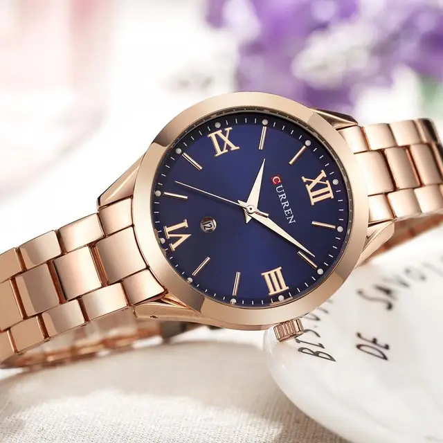 CURREN 9007 Luxury Women Watch Famous Brands Gold Fashion Design Bracelet Watche CURREN 9007 Luxury Women Watch Famous Brands Gold Fashion Design Bracelet Watche