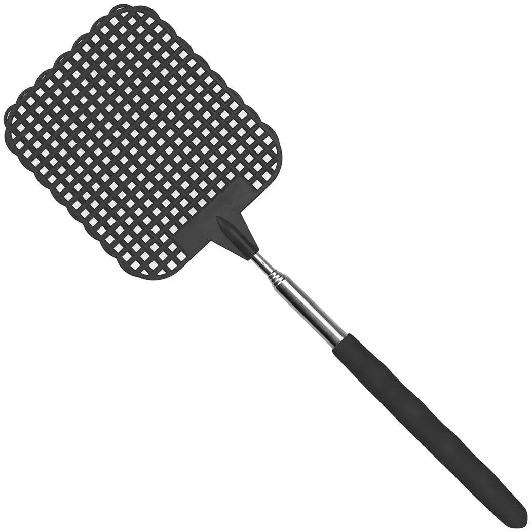 Портативный Телескопический Extendible Насекомых ловушка для вредителей Handy Grip 17 ~ 63 см/6,7 24,8 дюймов Fly Swatter