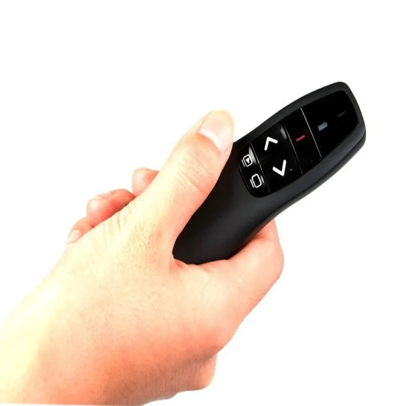 JSHFEI مقدم لاسلكي الأحمر مؤشر ليزر R400 2.4 Ghz USB PPT التحكم عن بعد للعرض Powerpoint JSHFEI مقدم لاسلكي الأحمر مؤشر ليزر R400 2.4 Ghz USB PPT التحكم عن بعد للعرض Powerpoint