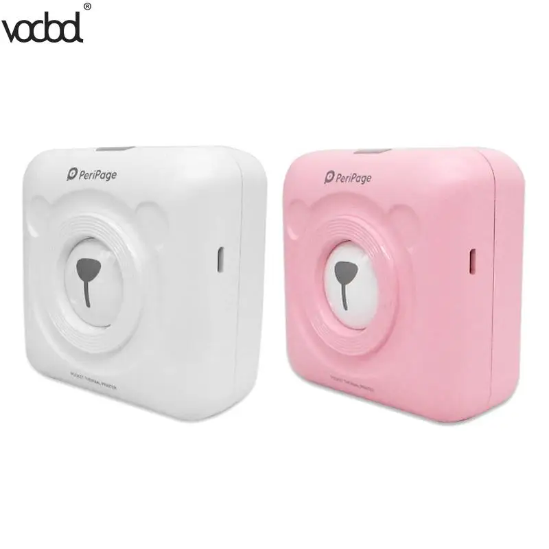 

VODOOL ProtableThermal Bluetooth Printer Mini Wireless POS Thermal Picture Photo Printer for Android IOS Mobile Phone Hot