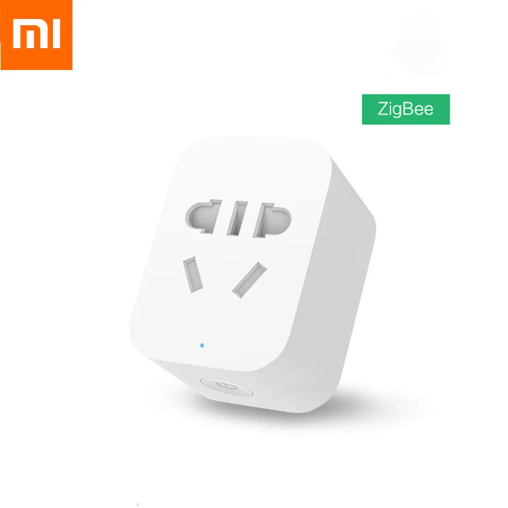 Умная розетка Xiaomi Zigbee с дистанционным управлением Wi Fi работает