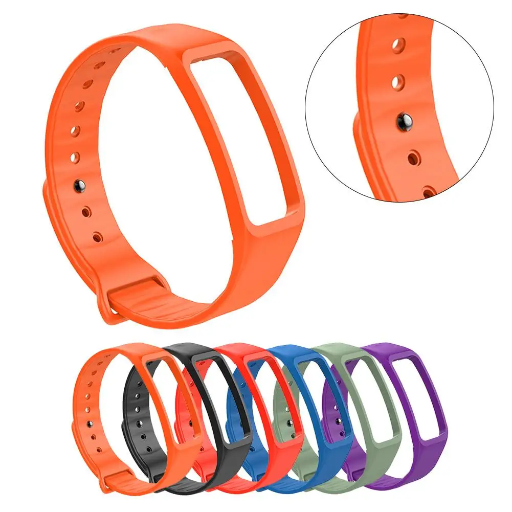 

Rondaful Smart Bracelet Strap Color Strap Black Purple Color Replacement Silicone Wristband for C1S C18 C1plus Men Women