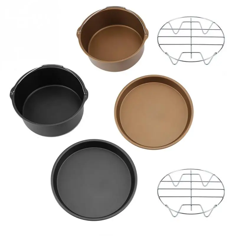 8 дюймов 3 Set Air фритюрница аксессуары для Gowise Phillips Cozyna Fit 4 0 5.6QT торт баррель пан