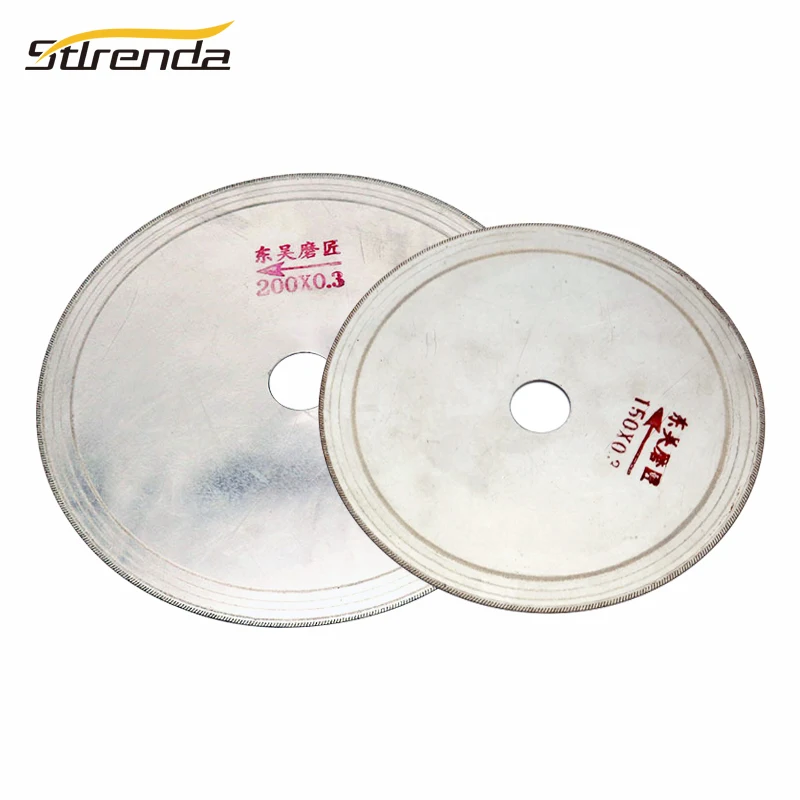 

STLRENDA Diamond Sharping Cutting Disc Saw Blades Lapidary Diameter 150mm/200mm Inner Hole 20/25mm Abrasive for Sharpener Tools