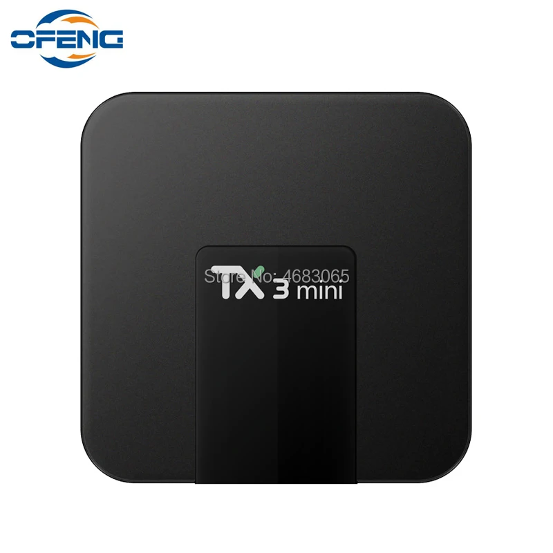 TX3 Мини Android 7 1 Smart TV BOX 2 Гб 16 четырехъядерный процессор Amlogic S905W телеприставка H.265 4K