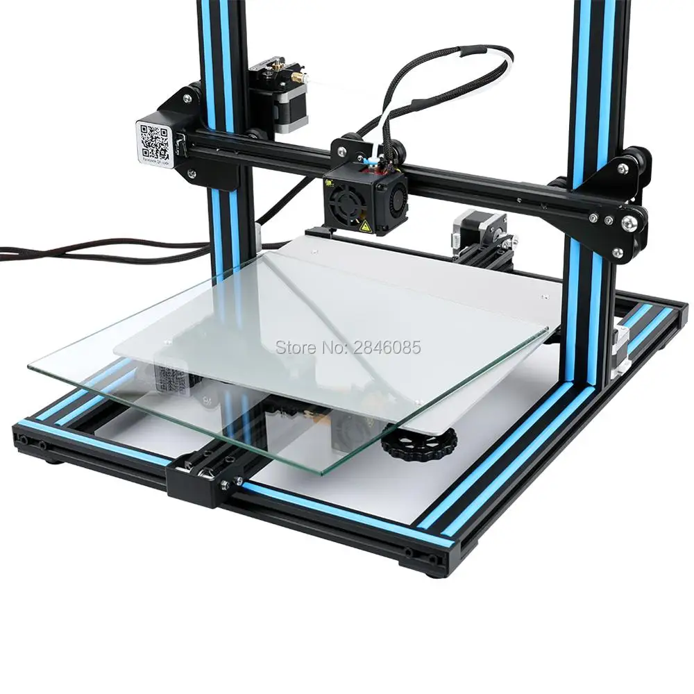 CREALITY 3D CR-10/CR-10S طابعة مطبوعة كبيرة الحجم 300*300*400 مللي متر شبه DIY 3D مجموعة الطابعة الألومنيوم ساخنة السرير شحن خيوط