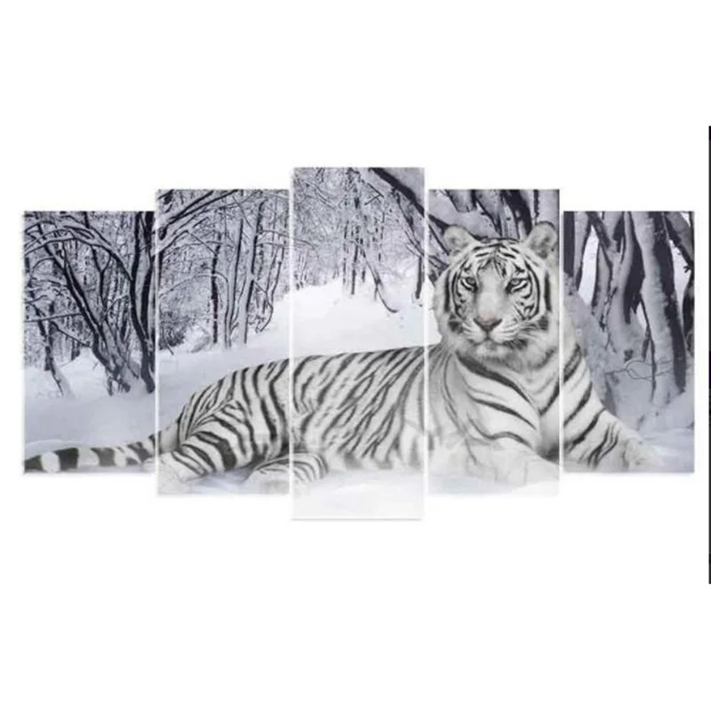 

Square Full Diamond Painting 5 Luiks White Tiger