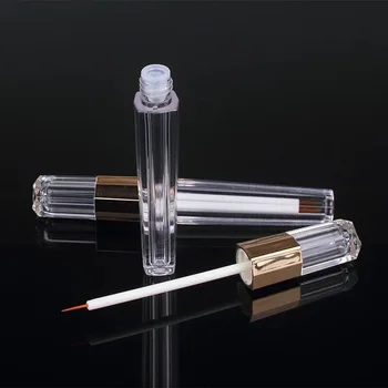 

200pcs 3ml Acrylic Eye Liner Packaging Pen Eyelash Growth Liquid Tube Empty Lip liner Pen Eyeliner Bottle with Thin Brush