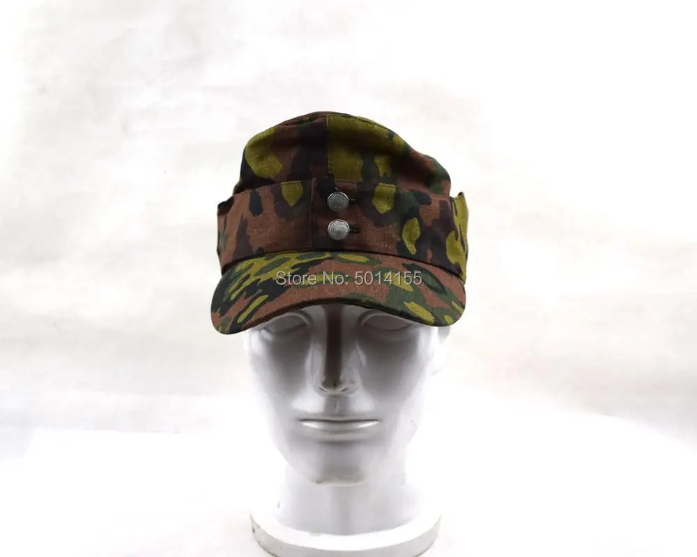 Реплика немецкой шапки OAK Spring Leaf камуфляжная шапка WWII|Кепки для туризма| |