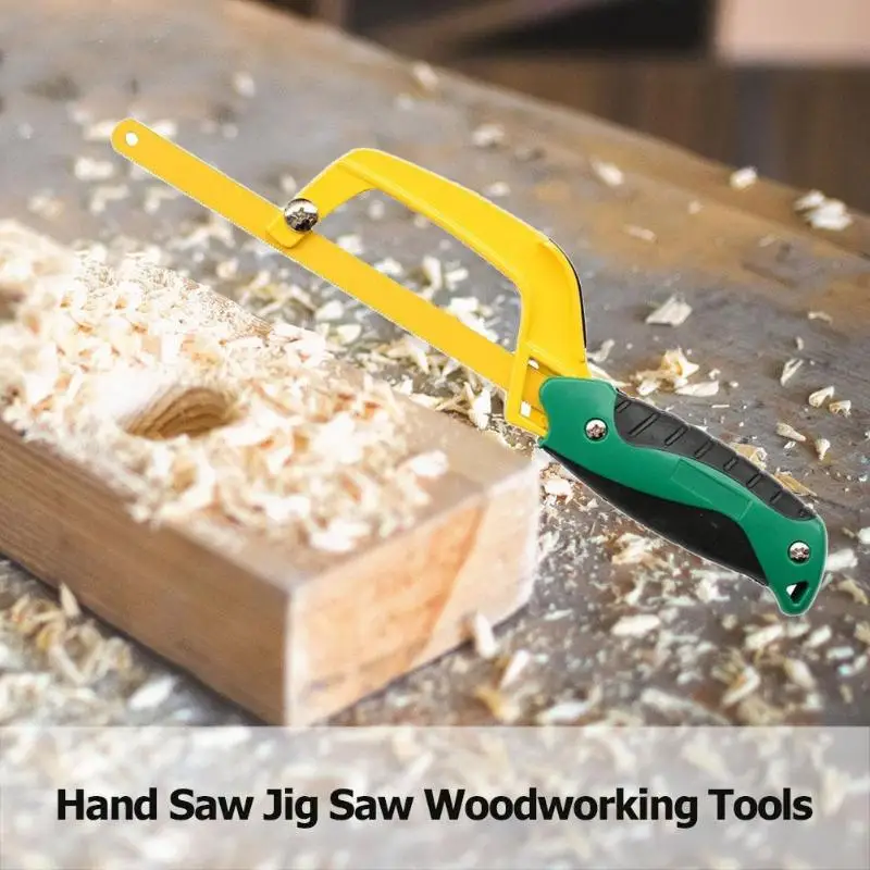 

Aluminium Alloy Mini Fretsaw 10 Inch Hand Coping Saw Jig Saw Frame Hobby Woodworking Tools (Random Color Blade)