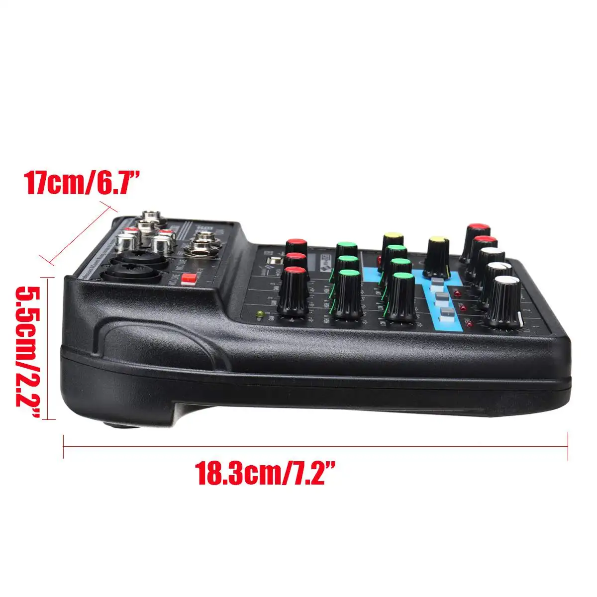 Портативный 4 канальный USB bluetooth аудио миксер A4 запись звука в студии DJ консоль для