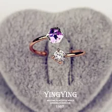 

sexy mom Zircon Engagement Rings for Women jewelry Wedding rings female Adjustable Crystals Jewelry
