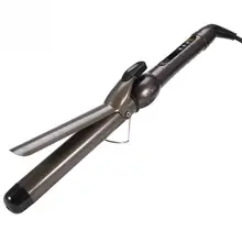 110-240 в женский турмалиновый керамический ЖК-дисплей с температурным дисплеем для завивки волос Щипцы для укладки волос инструмент US Plug