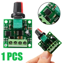 Controlador de velocidade de motor pwm, regulador de baixa tensão para motor de cc 1.8v 3v 5v 6v 12v 2a regulador de velocidade interruptor módulo da unidade ajustável