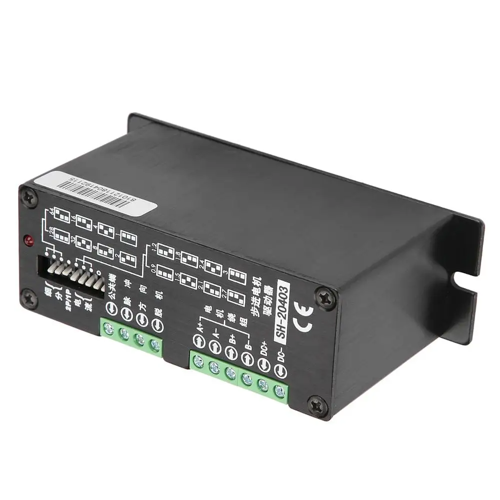 Драйвер шагового двигателя SH 20403 10 40VDC 3A 128 Microstep двигателя|Драйвер двигателя| |
