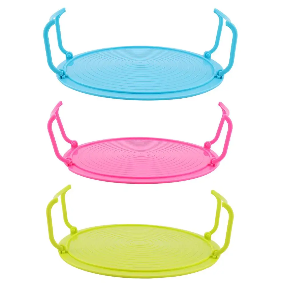 

Multifunctional Plastic Microwave Oven Heating Layered Steaming Rack Cooking Tray Rack Steaming dish