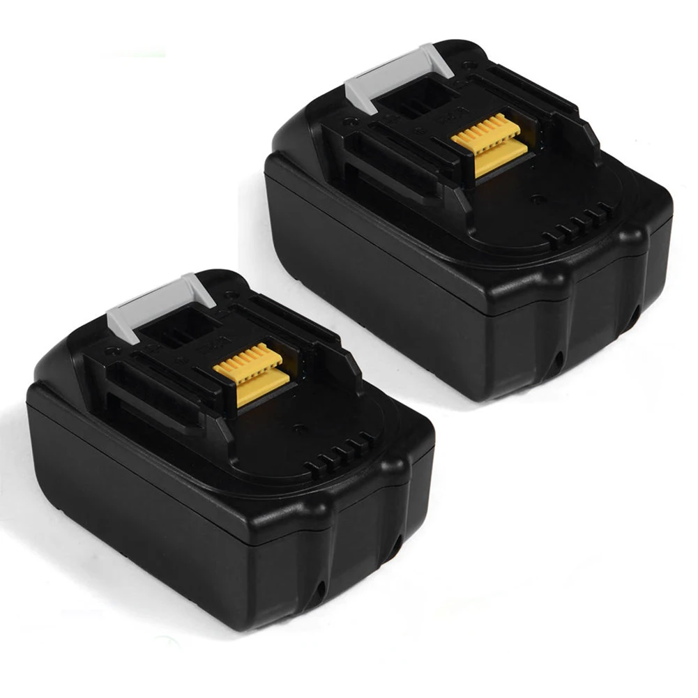 

2x 18V 4.0AH Li-Ion Battery For Makita BL1830 Power Tool Black