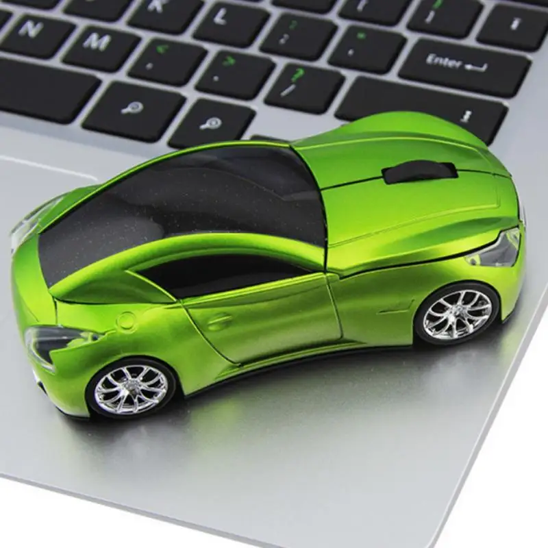 Новая беспроводная оптическая мышь 2 4 ГГц в форме автомобиля + usb приемник для ПК