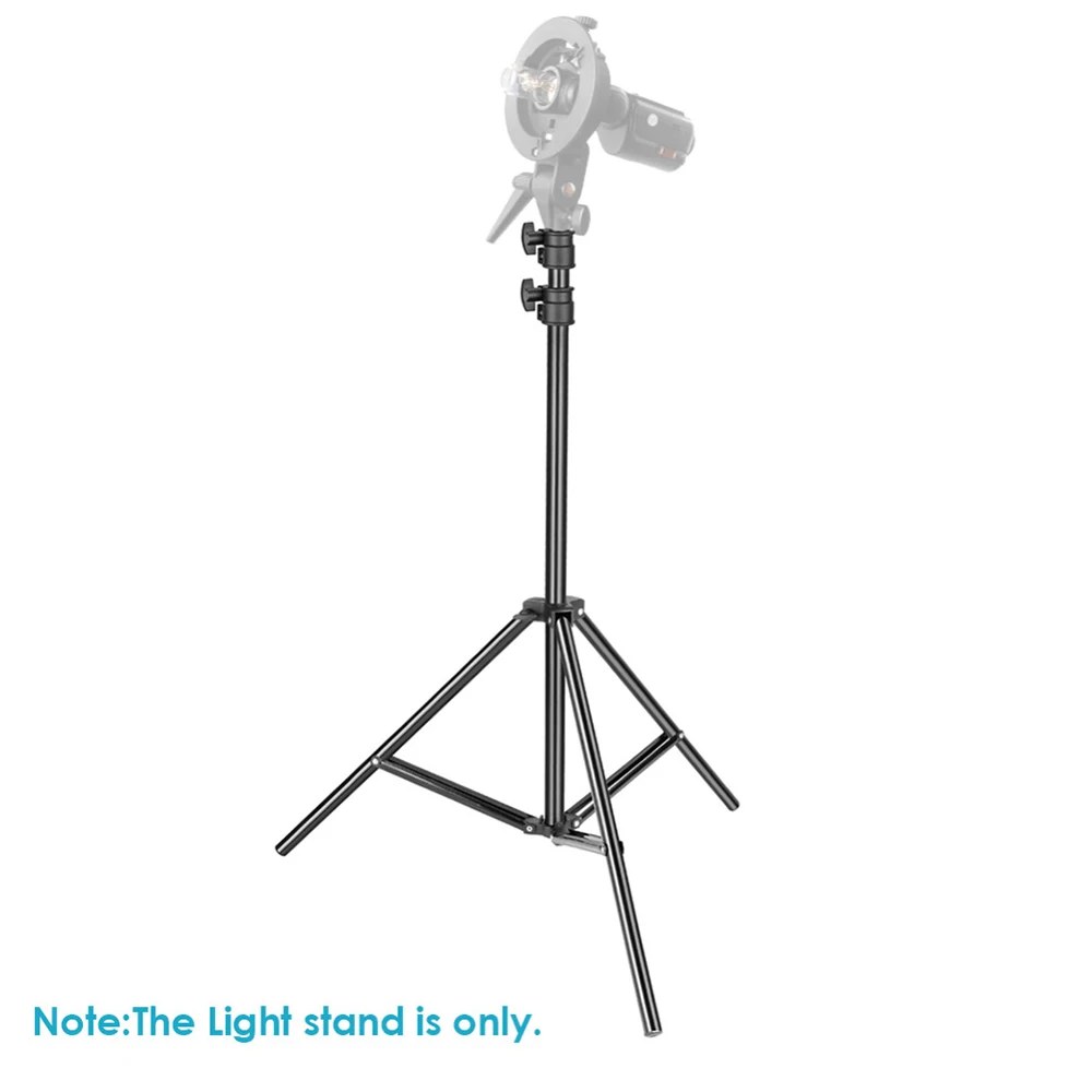 Aluminum Tripod with 3 Way Folding Studio Photography Light Holders