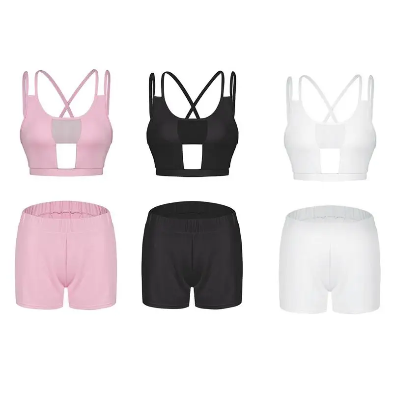 

Ladies Running Sports Suit Sets Women's Fitness Fashion Moisture Wicking Breathable Suit Sets Female Fitness Hiking Exercise