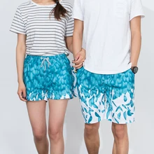 Пляжные брюки для влюбленных, быстросохнущие пляжные шорты для мужчин и женщин, Шорты для плавания, серфинга, катания на лодках, водные виды спорта, дышащие шорты для плавания