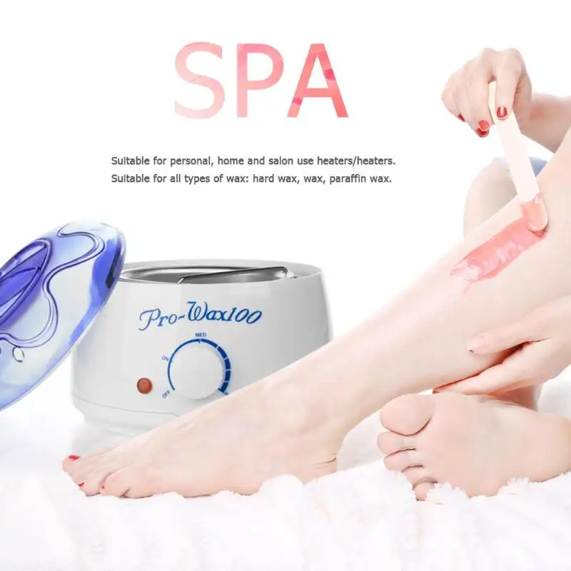 200cc Paraffin Hand Wax Machine Hot Paraffin Wax Warmer Heater Body Depilatory Electric Salon Spa Hair Removal Tool