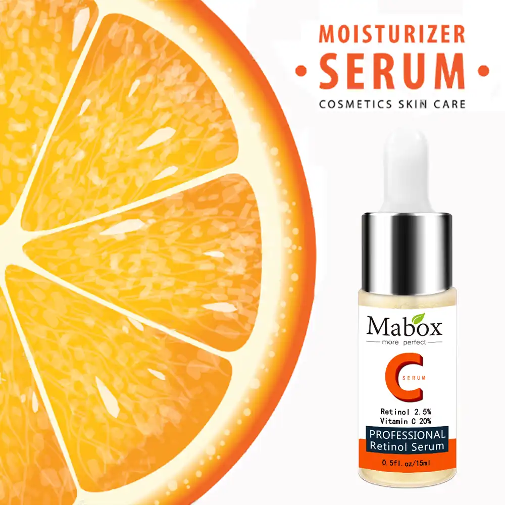 Mabox Vitamin C Whitening Serum Hyaluronic Acid Face Cream & Vitamin E