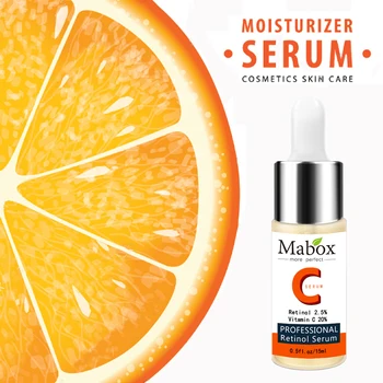 

Mabox Vitamin C Whitening Serum Hyaluronic Acid Face Cream Remover Acne Treatment Fade Dark Spots Anti-Aging Skin care