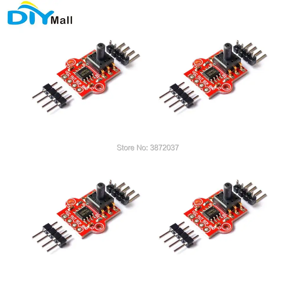 

4pcs/lot Liquid Water Level Controller Board Digital Barometric Pressure Sensor Module 0-40KPa for Arduino 3.3-5V