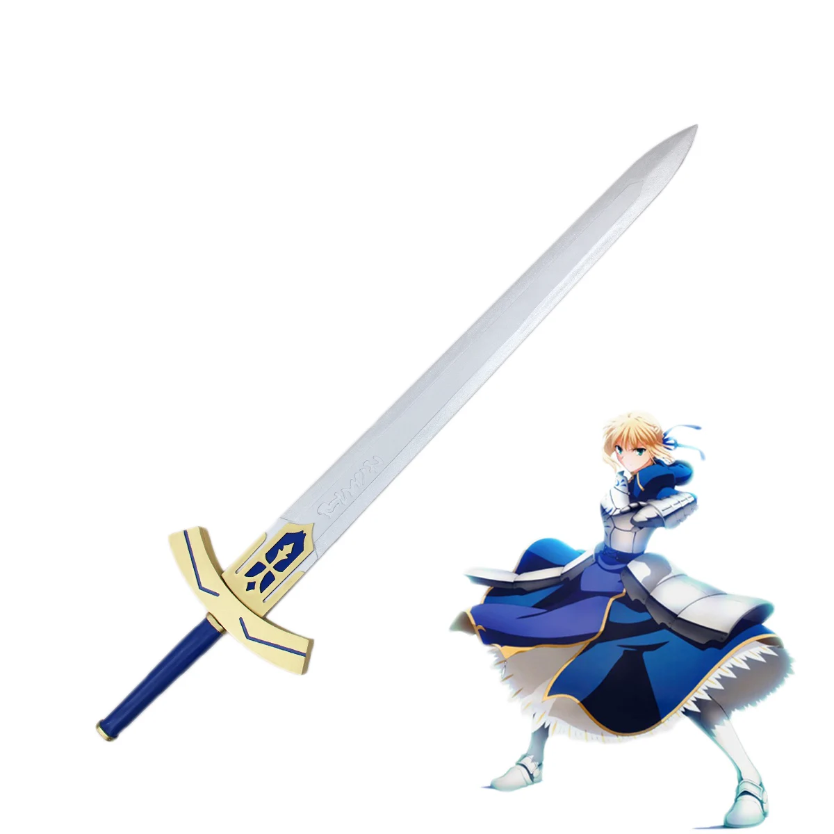 

Fate Zero Saber Arturia Pendragon Excalibur FZ реквизит косплея из ПВХ