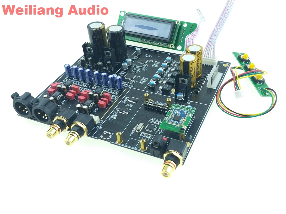 

Weiliang Dual AK4497 AK4497EQ AKM HIFI DAC DSD Decoder XLR DAC+ Bluetooth 5.0 CSR8675 APTX HP