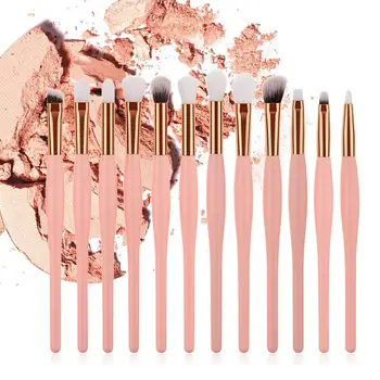 

12PCS/set Eyeshadow Foundation Lip Brow Blending Tools Kit Eye Shadow Makeup Brushes Set Suitable For Daily Use
