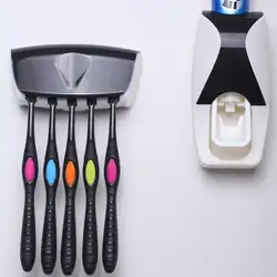 2 шт. Творческий автоматический выдавливатель зубной пасты набор инструментов зубная щётка держатель Дома Чистящие наборы Аксессуары для