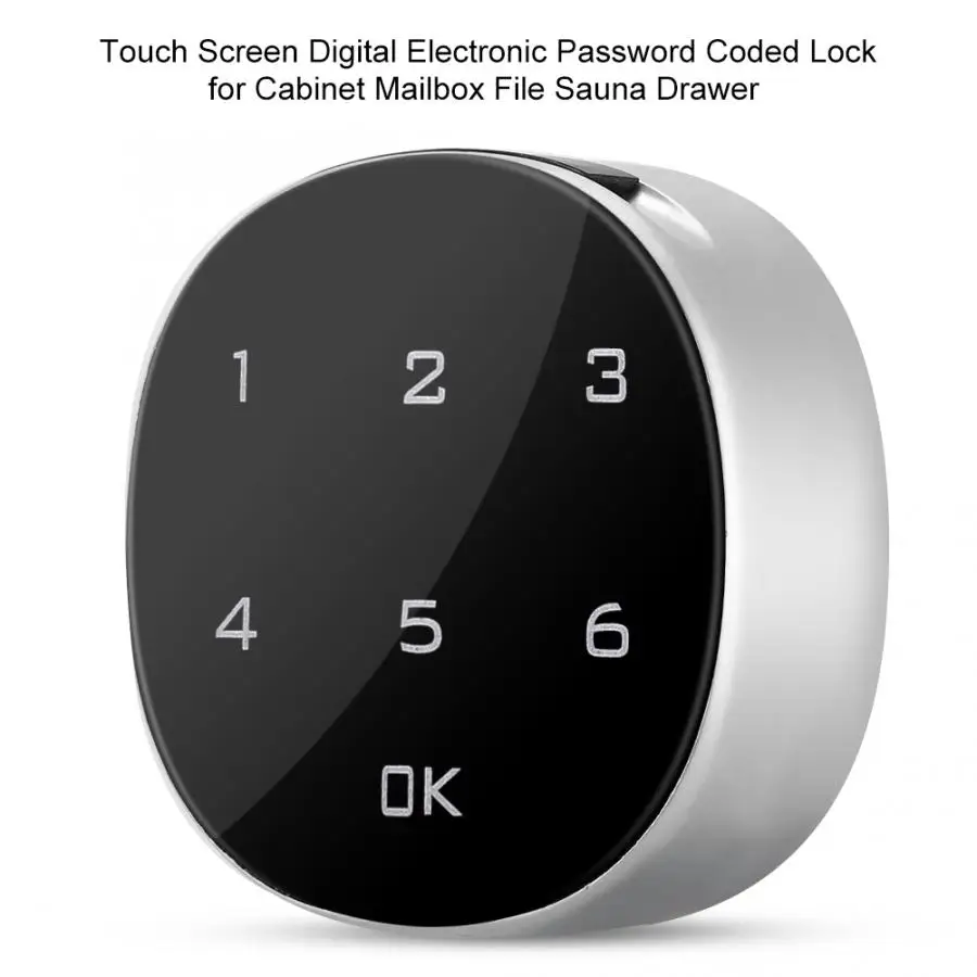 

Touch Screen Digital Electronic Password Coded Lock for Cabinet Mailbox File Sauna Drawer fechadura eletronica