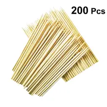 200 шт 0,3x25 см одноразовые бамбуковые палочки для жарки еды палочки для барбекю