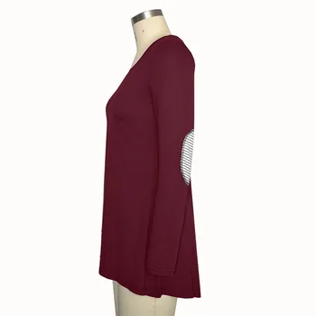 

2019 Spring New Pattern Long Sleeve Split Joint Button Solid Color T Shirt