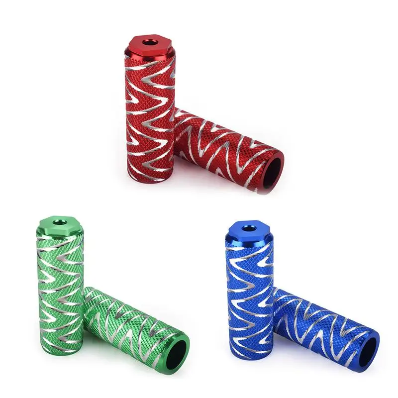 MTB Bike Aluminum Pedal Anti-Slip Front Rear Axle Footrest Foot Picks BMX Cylinder Lever Bike Accessories High Quality MTB Bike Aluminum Pedal Anti-Slip Front Rear Axle Footrest Foot Picks BMX Cylinder Lever Bike Accessories High Quality