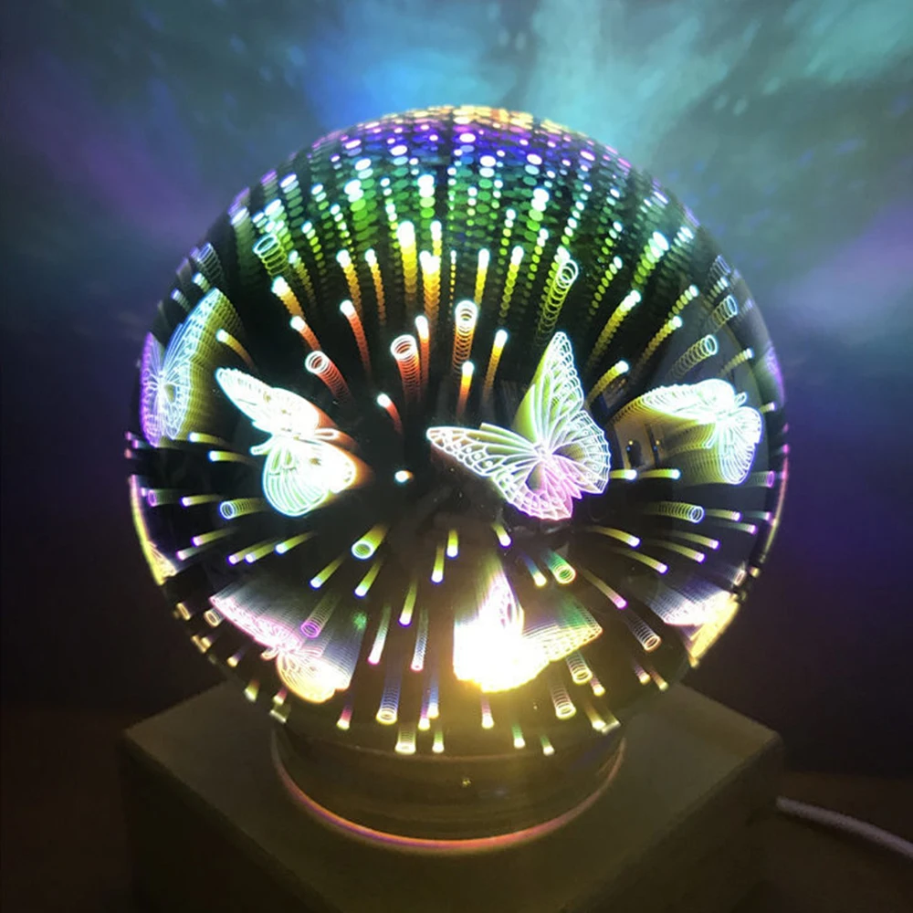 DOXA 3D Стекло мяч звездное небо Star Light Таблица Луны лампа сказка Феерверки ночные