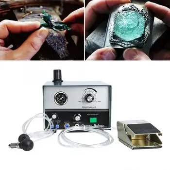 

Pro Pneumatic Marking Engraver Machine Flexible 1400rpm Double-edge Jewelry Engraving Machine Jewelry Making Tool for Jeweler a