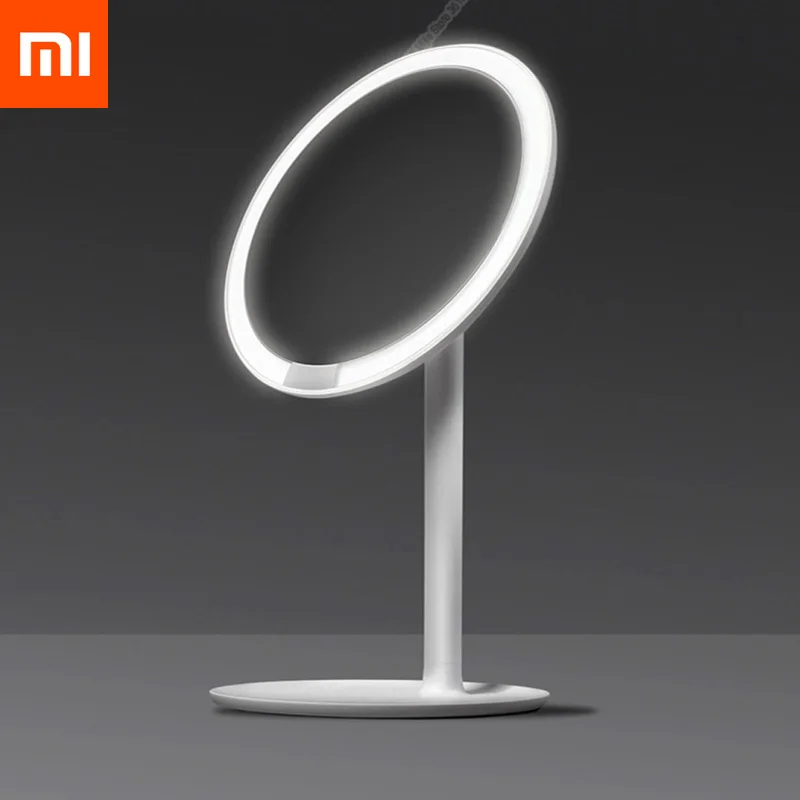 

Xiaomi Mijia Rechargeable Brightness Adjustable LED HD Makeup Daylight Mirror Dimmable Countertop 60 Degree Rotating 2000mAh