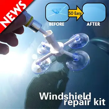 

Car Window Repair Tools Windshield Repair Kit Scratch Remove Kits Windscreen Crack Window Screen Glass Restore Repair Resin