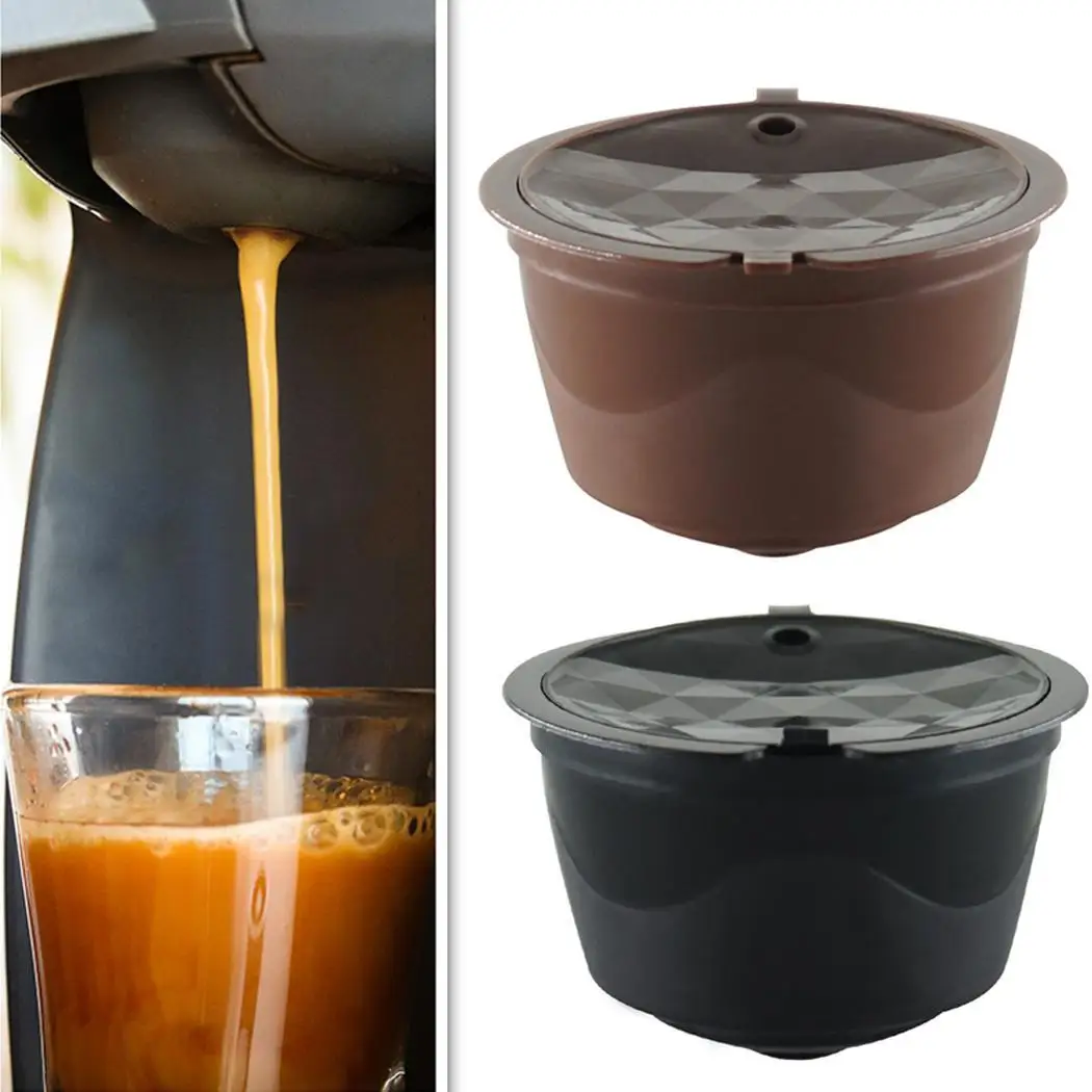 

Reusable Coffee Black Capsule Shell Household Kitchen Coffee Tool Home Bar Office Cafe Filter Cup 2019 Practical Useful Tools
