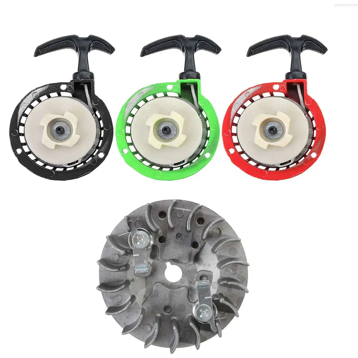 

Metal 49cc Mini Motor Easy Start Universal Pull Starter And Flywheel For Dirt Bike Mini Moto Quad Bike 49cc Motorcycle Starter